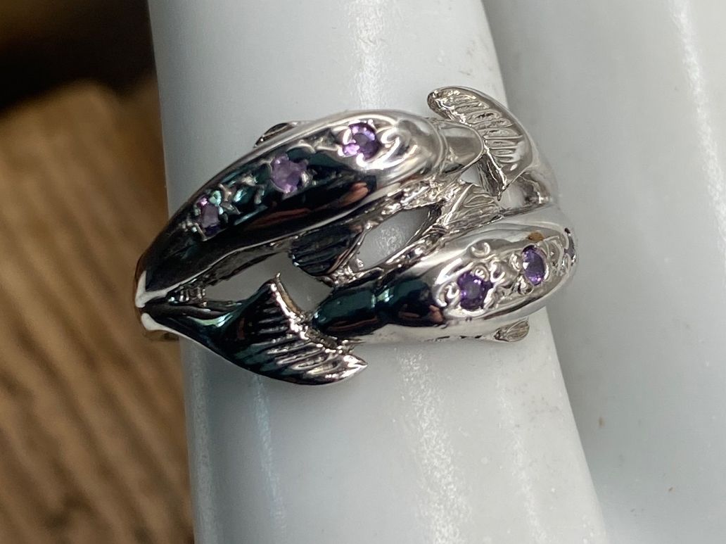 Anelli: Delphin Ring in Sterlingsilber, Gr 56.5 – Nuovo (secondo la descrizione) da Luzern venduto da S.Kern01 2
