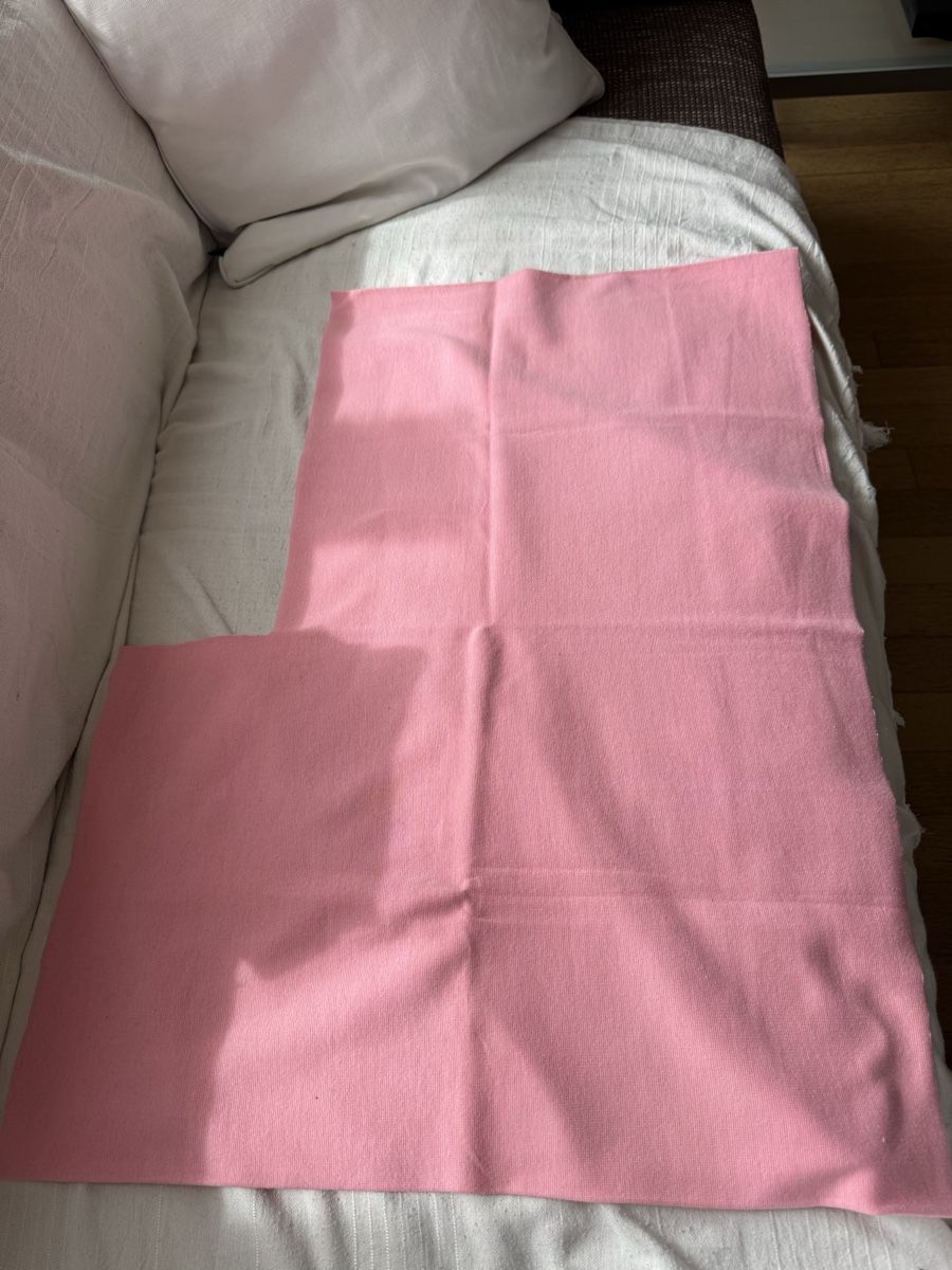 Tessuti: Baumwolle Jersey Stoff rosa – Usato da Schönenwerd venduto da iolilly 1