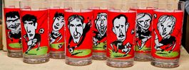 8 Coca-Cola Gläser von der Fussball-WM 94 - 5 dl