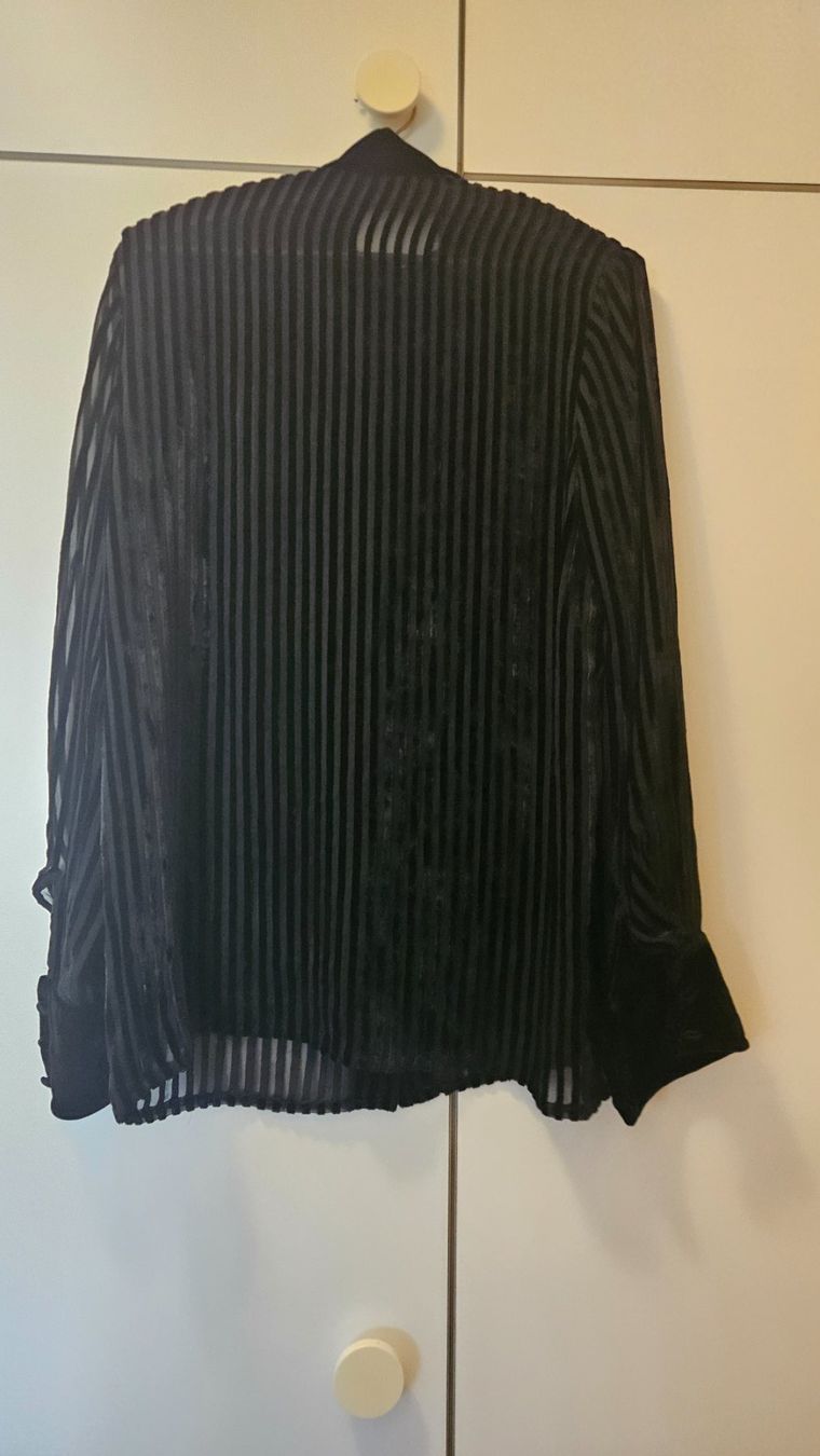 Completi & Tailleur: Camicetta e gonna nera Tattoo tg.M rayon e seta – Usato da Melano venduto da H-Sara 1