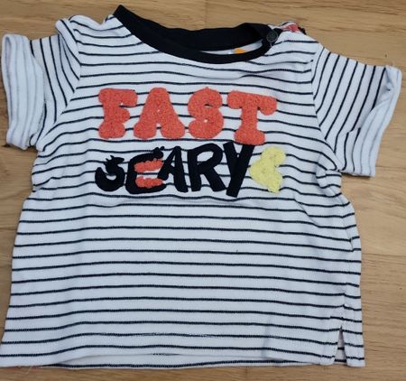 Süsses T-Shirt Grösse 74 mit lustigem Aufdruck Orchestra
