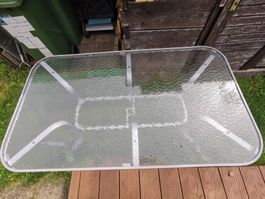Glastisch für Balkon/Garten