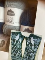 Laine Alpaga Edelweiss Kremke, kit de tricot mitaines 