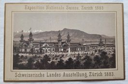 Ansichtskarte Schweizerische Landes-Ausstellung Zürich 1883