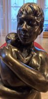 Bronze Skulptur "Mutter mit Kind" Corsini 1959 (3.6kg)