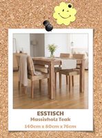 Massivholztisch und 4 Stühle - Gratis :-)