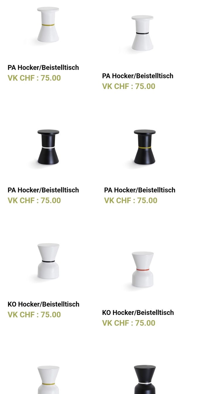Sgabelli: Hocker/Beistelltisch neu – Nuovo e nell'imballaggio originale da Lützelflüh-Goldb venduto da Rampenverkauf_72_ 1
