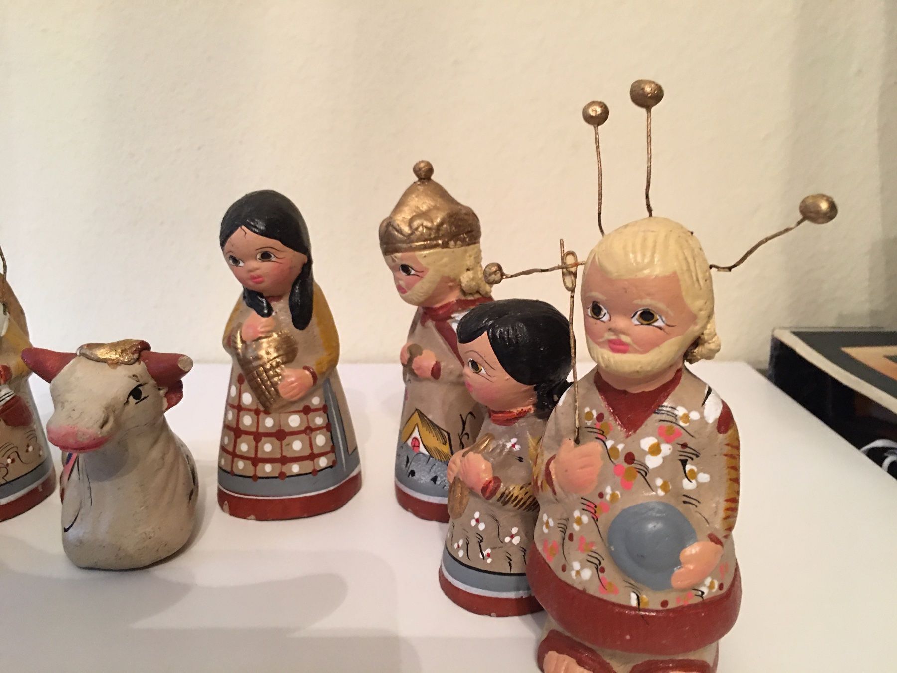Statuette: handbemalte Krippenfiguren Keramik – Usato da Bern venduto da rewe45 4