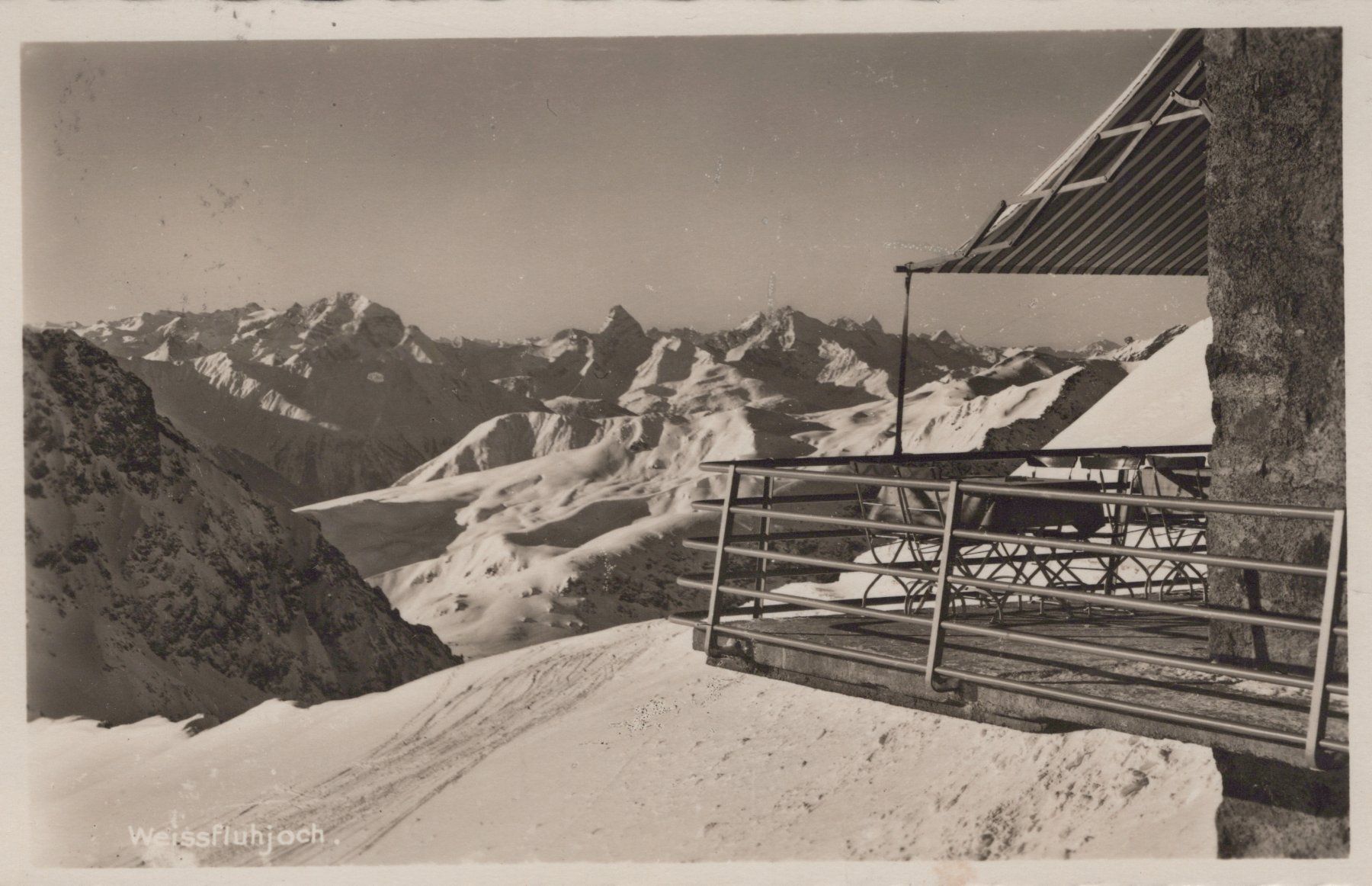 Ansichtskarten: 0084 - Postkarte / Ansichtskarte - Davos Weissfluhjoch – Gebraucht aus Reinach BL von Boston-Verkauf