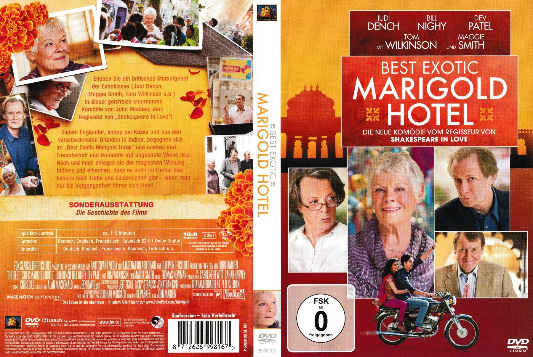 Tutti i DVDs: DVD - Best Exotic Marigold Hotel – Usato da Langnau am Albis venduto da MediaRescuerKeLoX