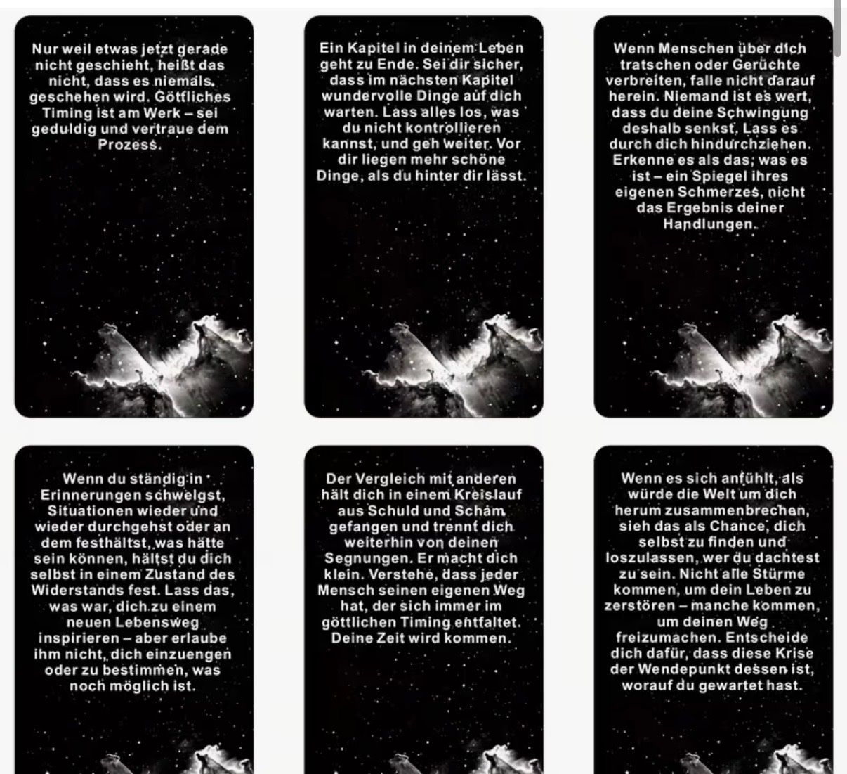 Libri: Karten-Deck: Botschaften aus dem Universum -Esoterik – Nuovo e nell'imballaggio originale da Teufenthal AG venduto da MeineSchatztruhe 3