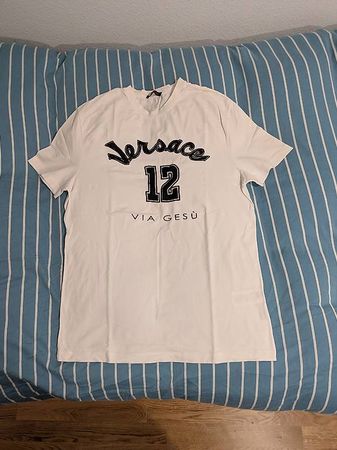 Versace Via Gesù 12 T-Shirt Weiss Grösse L