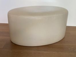 Hocker / Pouf aus Leder