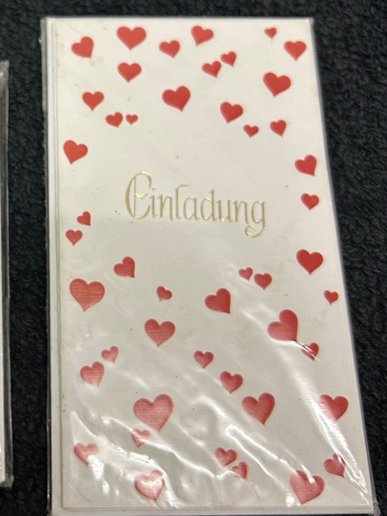 Cartoline: verschiedene Einladungskarten, neu und originalverpackt – Usato da Uetikon am See venduto da rst_qq69 1
