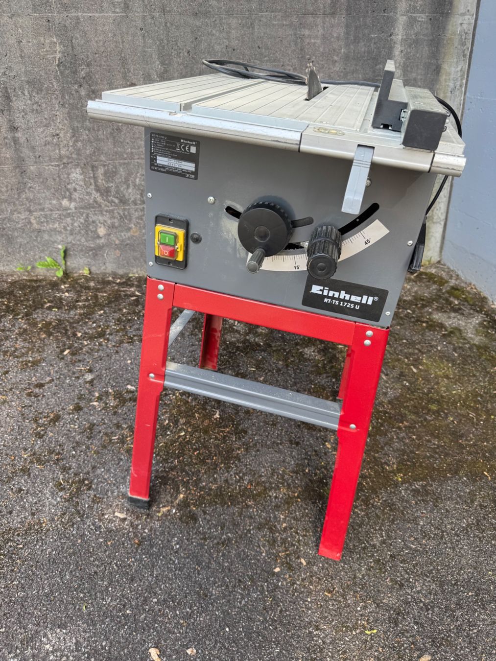 Einhell Seghe: Tischkreissägen Einhell RT-TS 1725 U – Usato da Ostermundigen venduto da Gummibaerli63 1