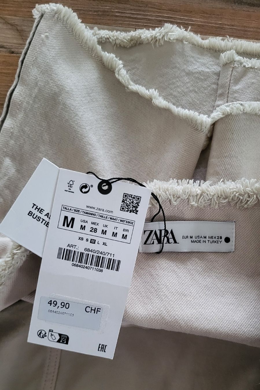 Zara Top: ZARA bustier M – Nuovo e nell'imballaggio originale da Buchs AG venduto da sxf96 2