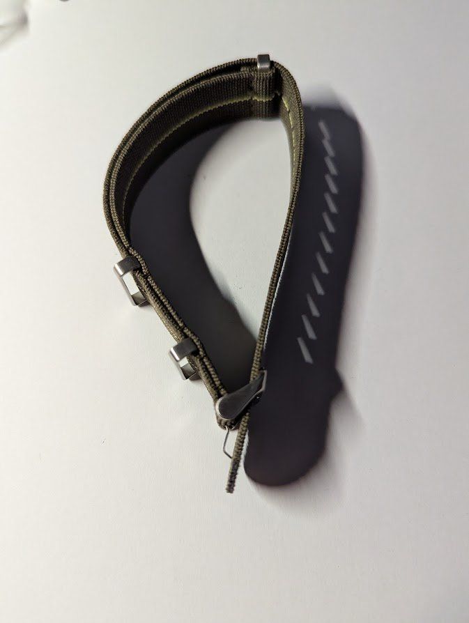 Bracciali & Braccialetti: Nylon+Elastan Uhrenarmband 22mm – Nuovo (secondo la descrizione) da Winterthur venduto da UncleMikha-el