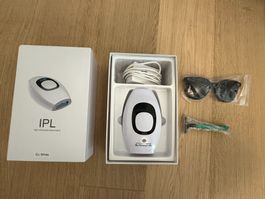 Blitzhaut IPL Haarentferner weiss, kaum benutzt mit Zubehör