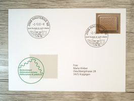 TR63 Enveloppe + Timbre Suisse 2002