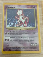 Pokemon Karte Mewtwo Base Set 1. Edition, Top Zustand!