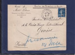 M. Lebaux - Docks & Entrepots Marseille - 1914 - Genève CICR