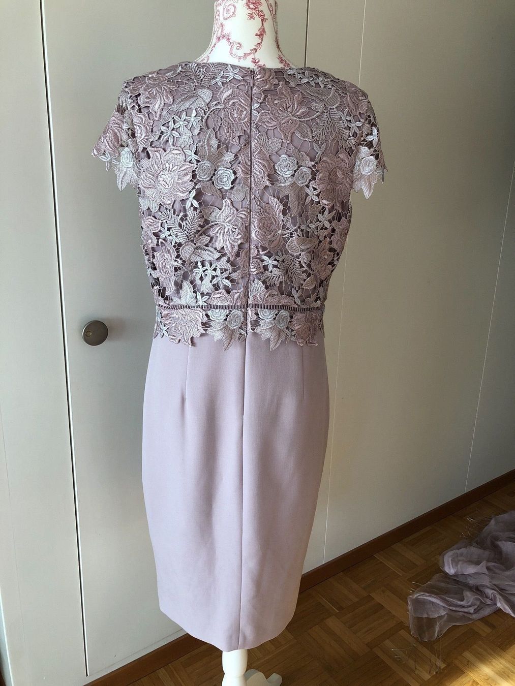 Phase Eight Vestiti: Phase Eight Kleid Gr40 inkl. Schal altrosa – Usato da Riedikon venduto da Torino99 3