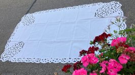 Nappe ancienne 220 cm Tischdecke