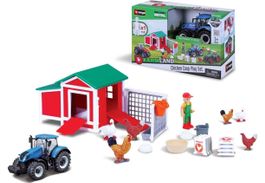 Bburago Hühnerstall mit Traktor / Spielset