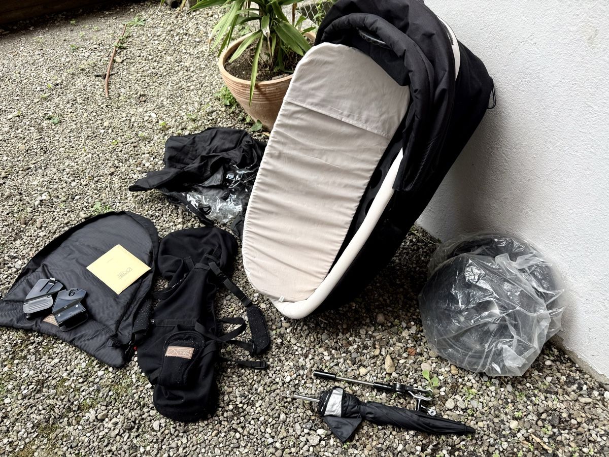 Mountain Buggy Carrozzine: Mountain Buggy Terrain mit Carrycot Plus – Usato da Basel venduto da vita108 1