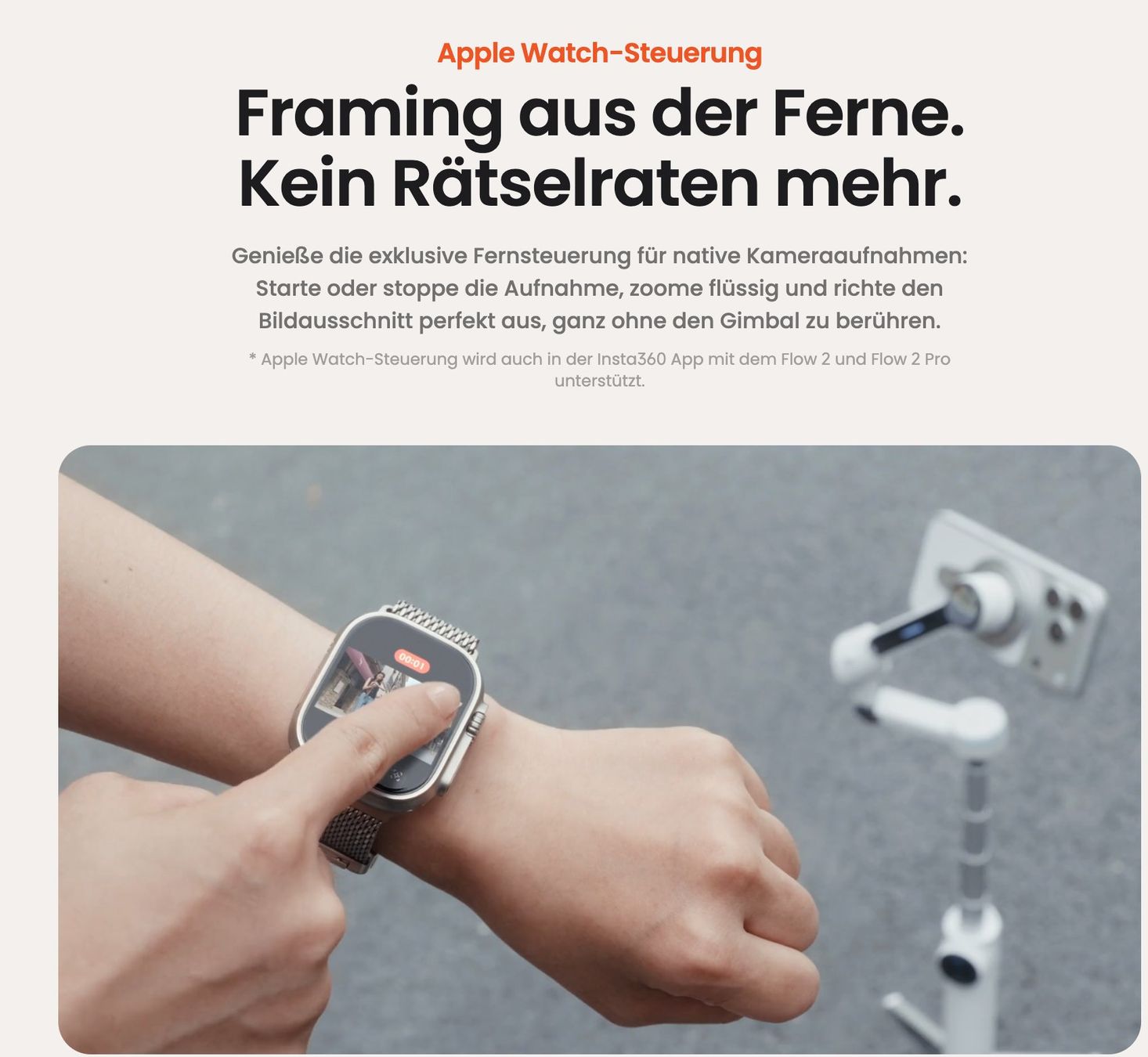 Insta360 Action Cam: INSTA 360 FLOW 2 PRO BUNDLE IPHONE ANDROID SAMSUNG XIOMI NEU – Nuovo e nell'imballaggio originale da Pfäffikon ZH venduto da Swiss.Olympia 5