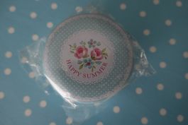 Süsse Dose klein im Vintage-Stil Rosen NEU + OVP Metall