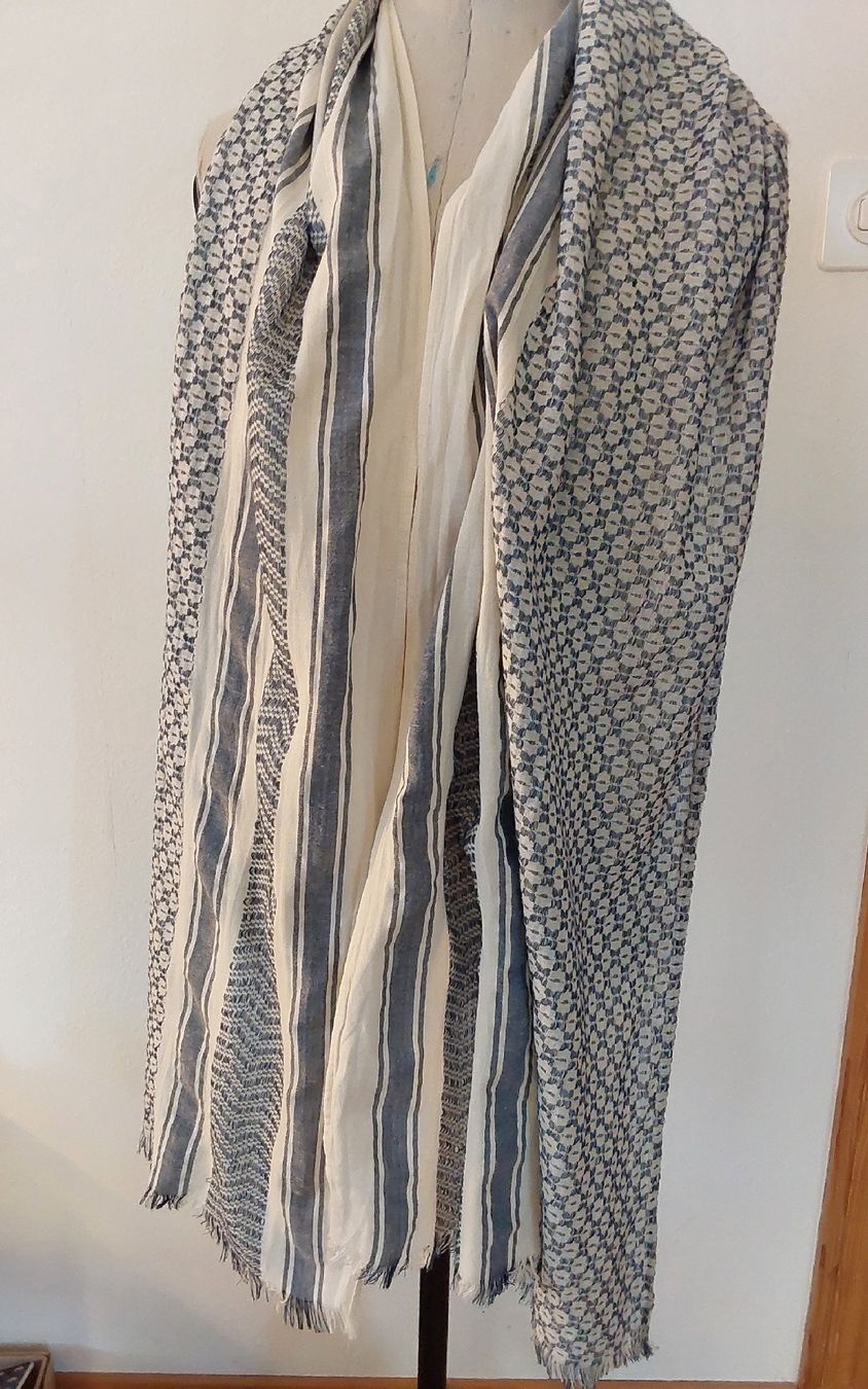 Foulards, Tücher & Schals: Schal blauweiss – Gebraucht aus Köniz von scopello12 1