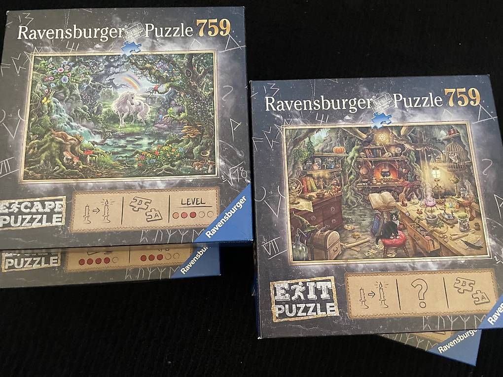 Puzzle: Set Escape 4 Puzzle Exit Ravensburger – Usato da Biel/Bienne venduto da Hamamlezi 1
