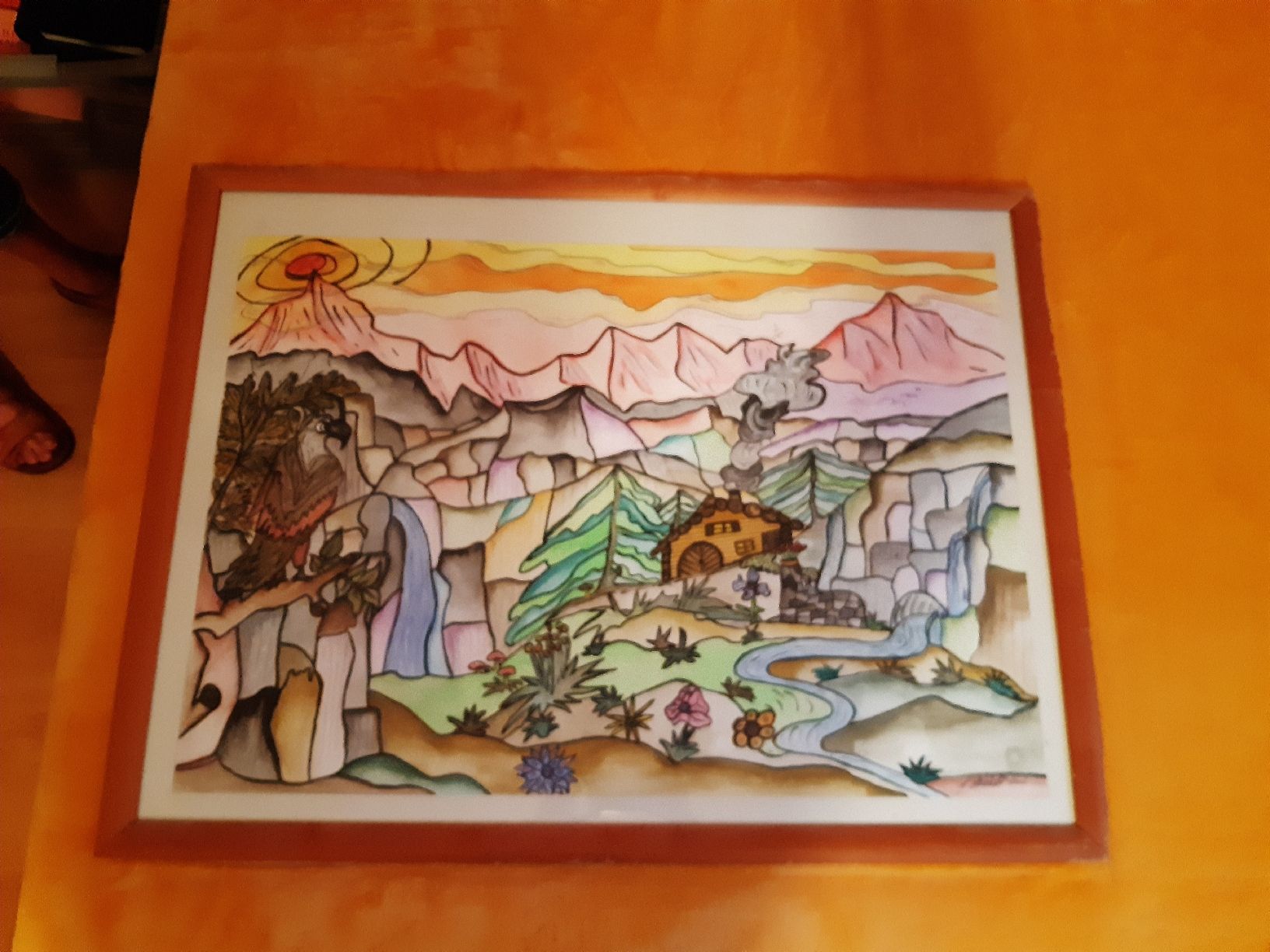 Dipinti: Landschaftsbild von Silvia Chiriatti – Usato da spiez venduto da fea.thala 1