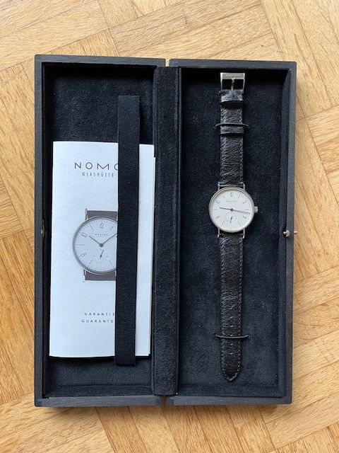 Nomos Uhren: Glashütte NOMOS – Neu und originalverpackt aus Brunnen von vik_b69s