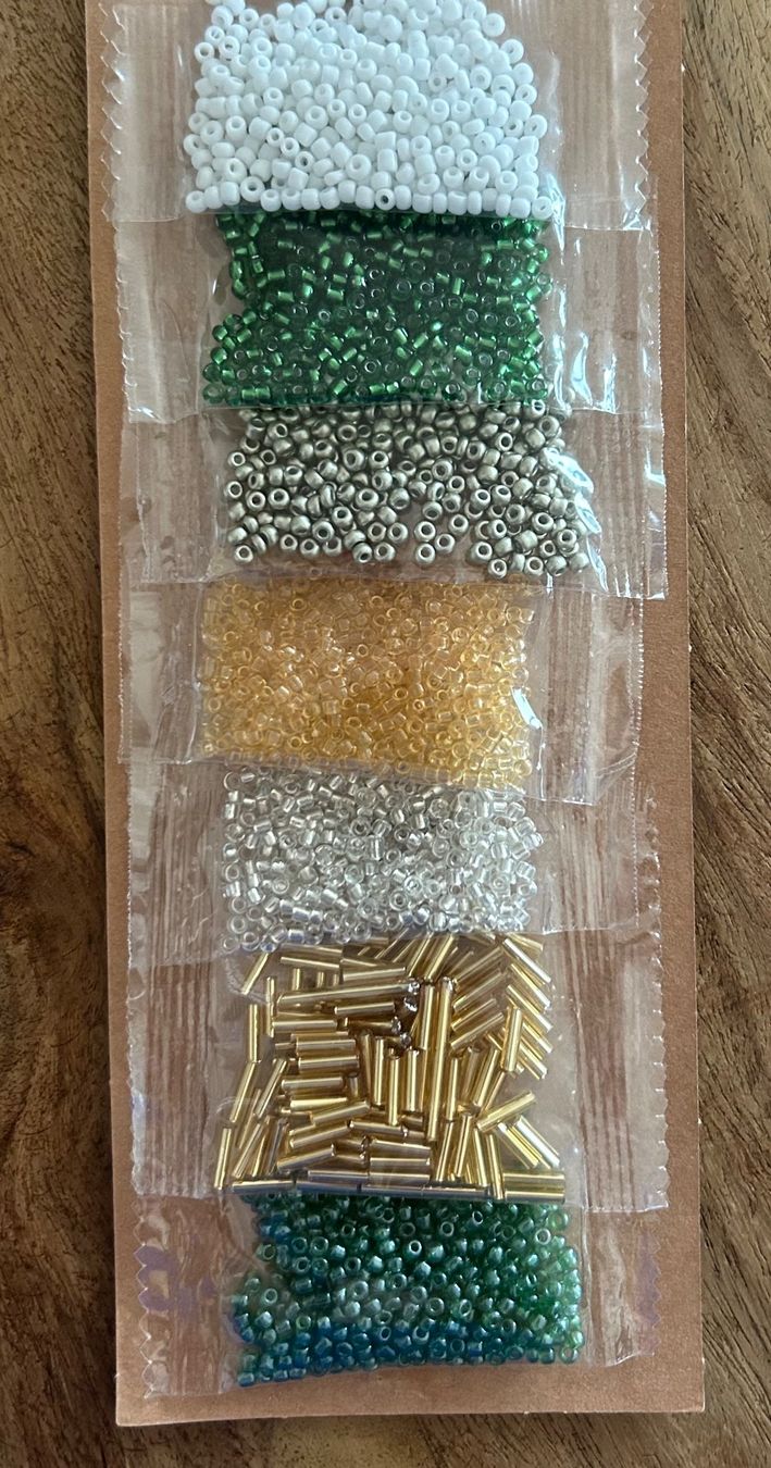Kit bricolage: Rocailles Perlen Set 7 Farben, ca 35g, NEU – Nuovo e nell'imballaggio originale da Geneve venduto da vane267