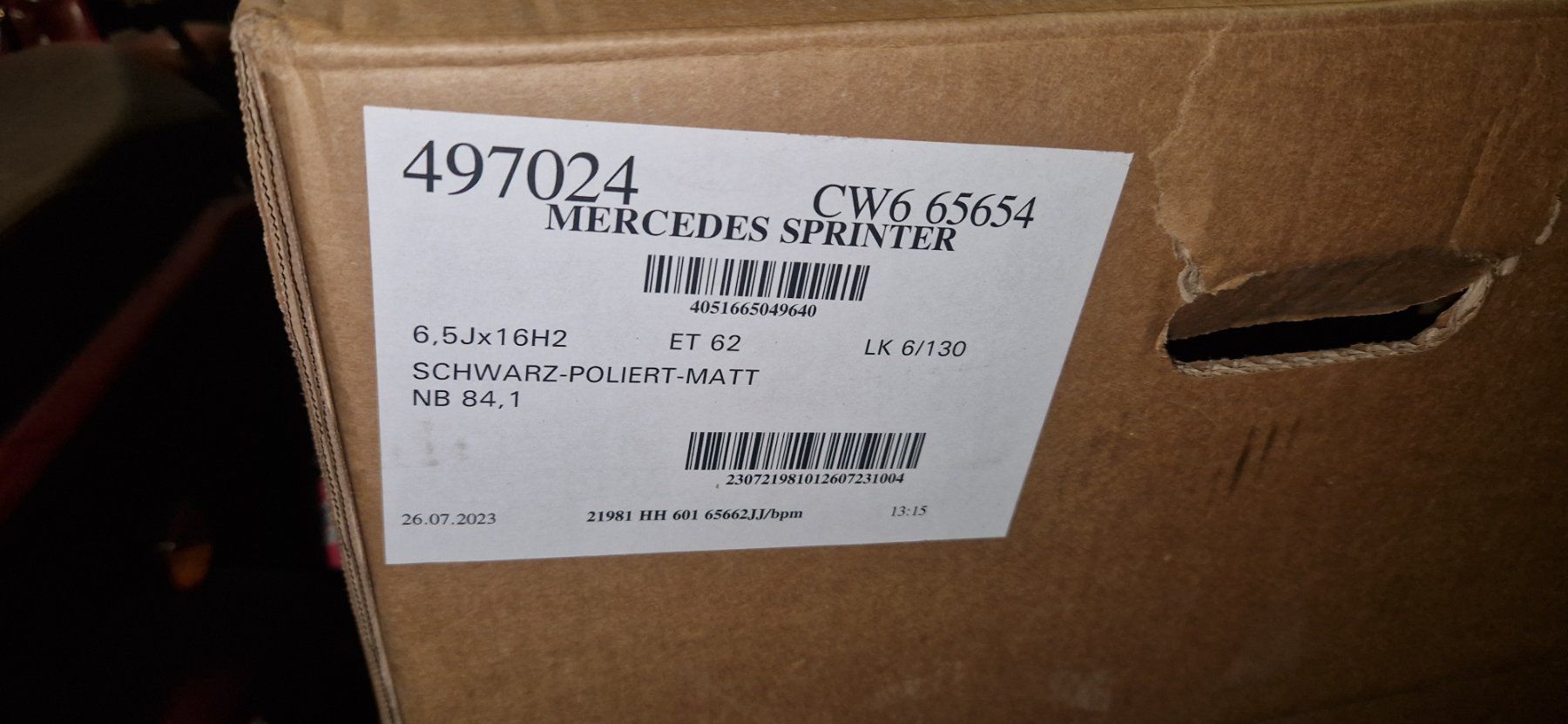 Mercedes-Benz Felgen: Stahlfelgen mit Raddeckel Mercedes Sprinter – Gebraucht aus Münster VS von ang_b9rz 1
