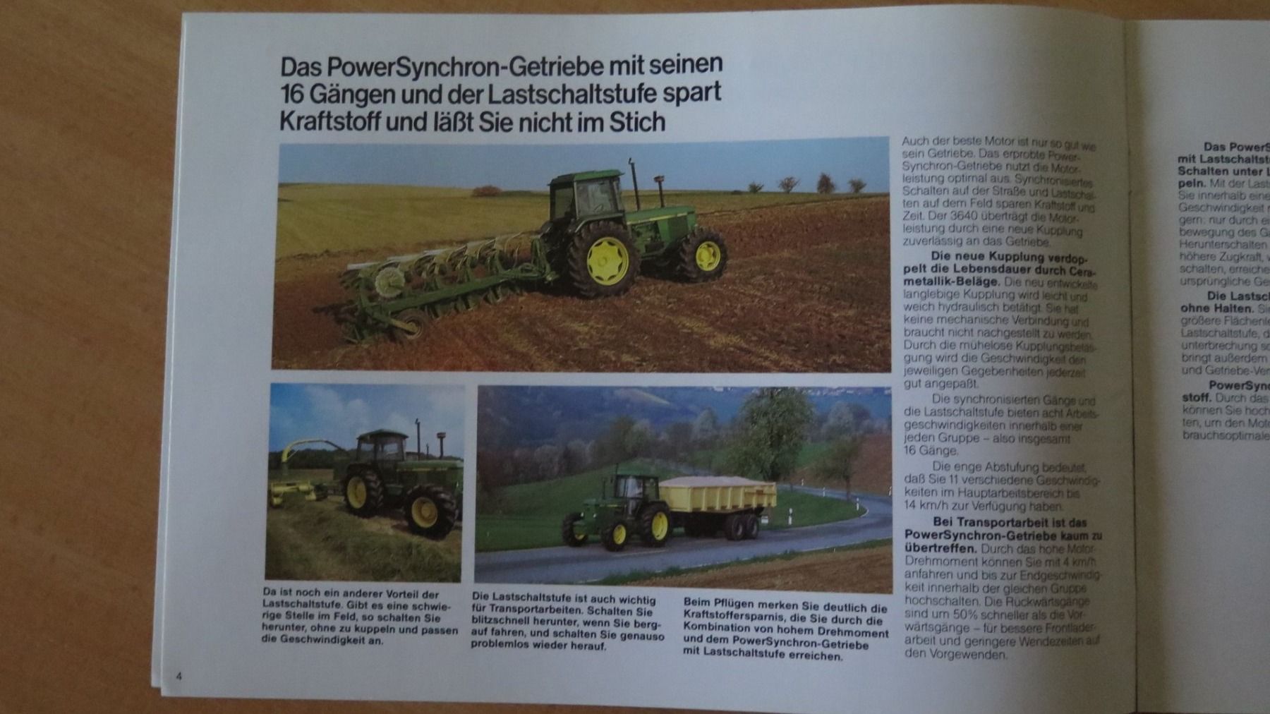 John Deere Trattori: JOHN DEERE Traktor 3640 Allrad Prospekt – Nuovo (secondo la descrizione) da Eiken venduto da HSE44 4