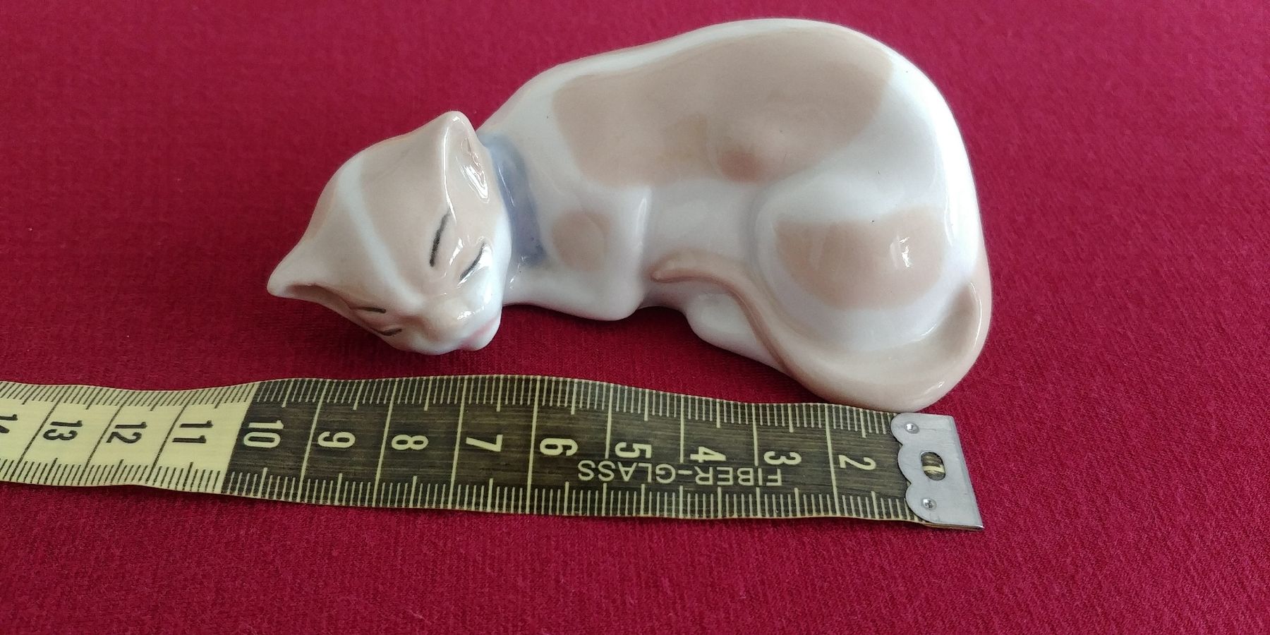 Statuette: Katzenfigur klein (beige & weiss) – Usato da Uster venduto da bookworm14