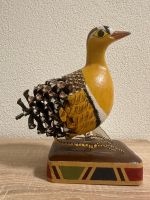 Dekorative Holzfigur Vogel - Herbstliche Dekoration