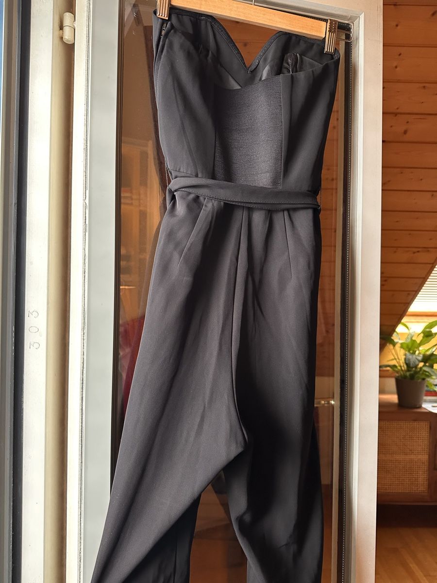 H&M Tute: Jumpsuit Schwarz Elegant Schulterfrei – Nuovo (secondo la descrizione) da Zürich venduto da BettinaMarie2308 6