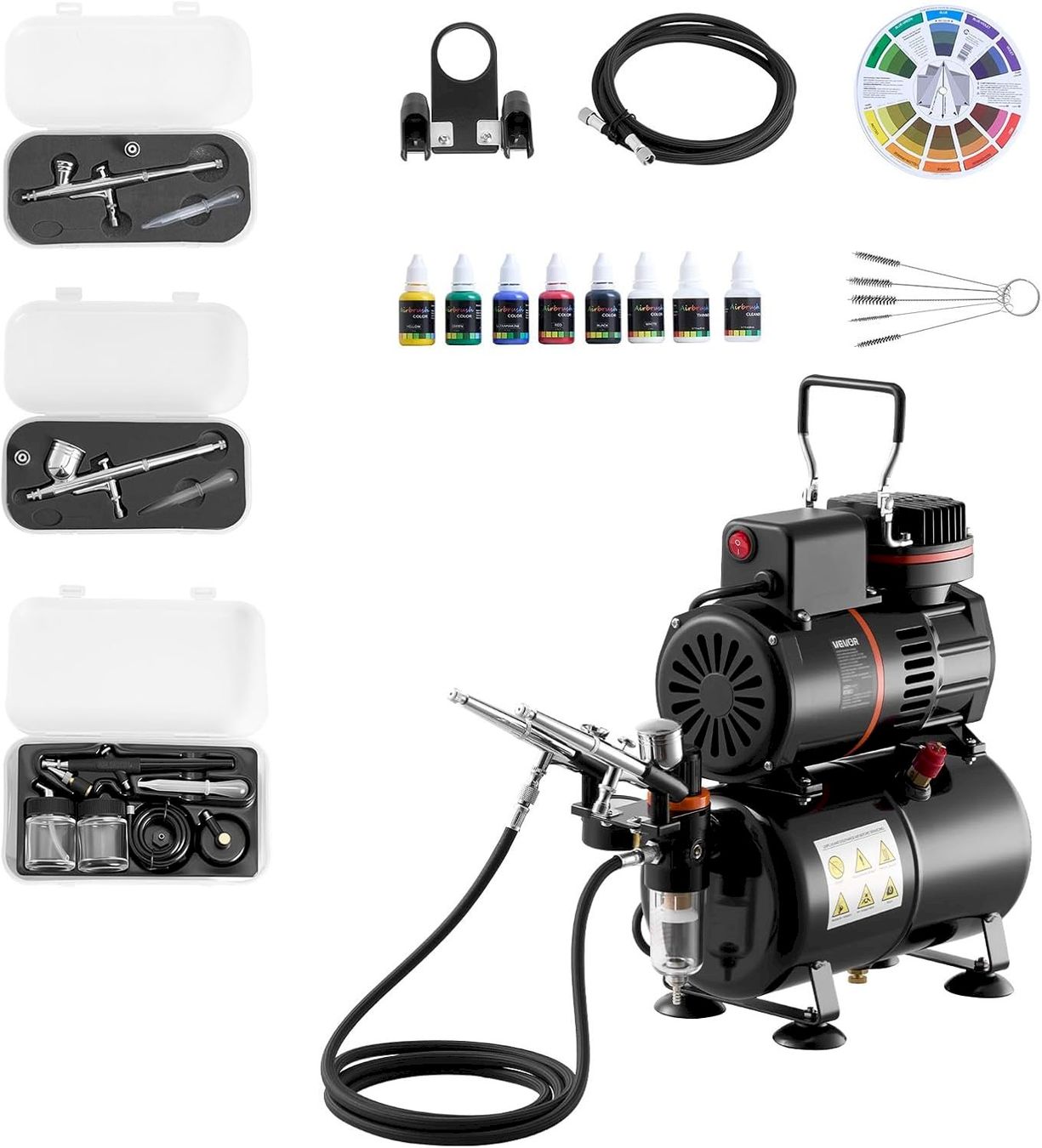 Tous les outils: VEVOR Airbrush Set mit Luftkompressor – Neuf avec emballage d'origine à Bottighofen par zaap