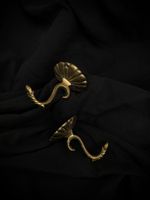Vintage Curtain Tie-backs Brass Set of 2