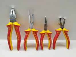Zebra Würth Elektriker Zangen Set VDE 4-tlg.   0080