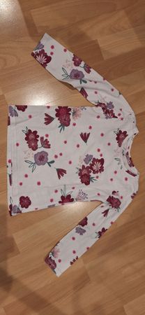 Langarm Pullover mit Blumen 