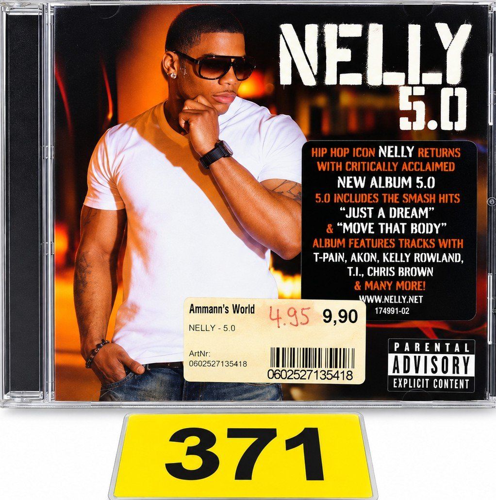 CDs: CD Nelly "5.0", Nr. 371 – Neu und originalverpackt aus Kottwil von Crazyrolf
