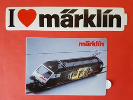 2 Aufkleber, autocollants, sticker, Märklin, I love Märklin