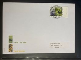 CH 2000 FDC Tourismus 2CHF Rand Vollstempel Guttannen