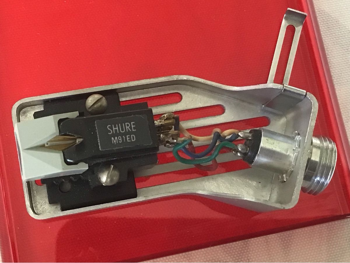 Lenco Giradischi: Lenco Headshell mit Shure M91ED Tonabnehmer & Nadel – Usato da Kreuzlingen venduto da Dennis2004 2