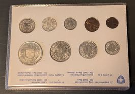 Münzsatz Schweiz 1974 stgl.